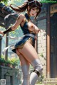 Hentai - Graceful Power in Indigo Attire Set.1 20250216 Part 6