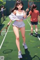 Hentai - Radiant Grace on the Tennis Court Set.2 20250207 Part 11